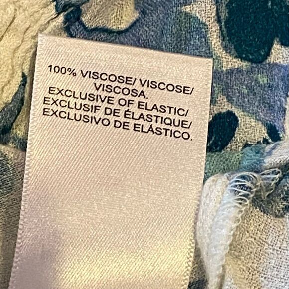 Lucky Brand Boho Split Neck Tunic Blouse Medium - Picture 8 of 8